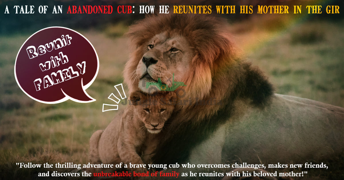 A Tale of an Abandoned Cub: How He Reunites with His Mother in the Gir