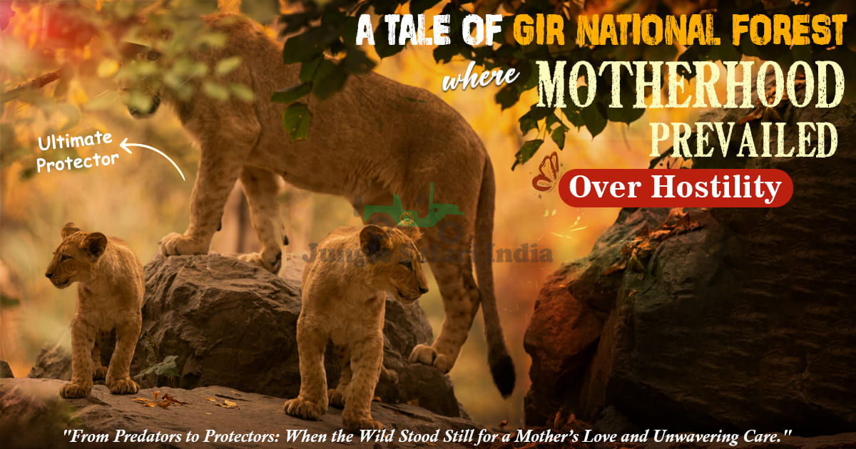 A Tale of Gir National Forest where Motherhood Prevailed over Hostility