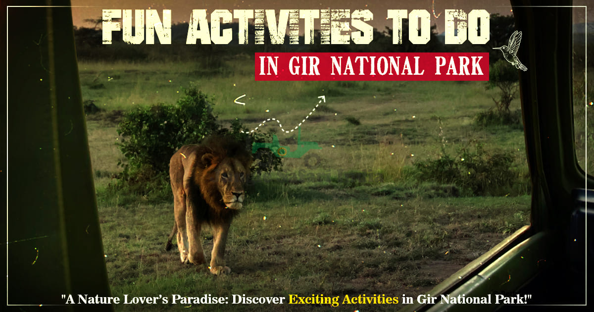 Fun Activities To Do In Gir National Park